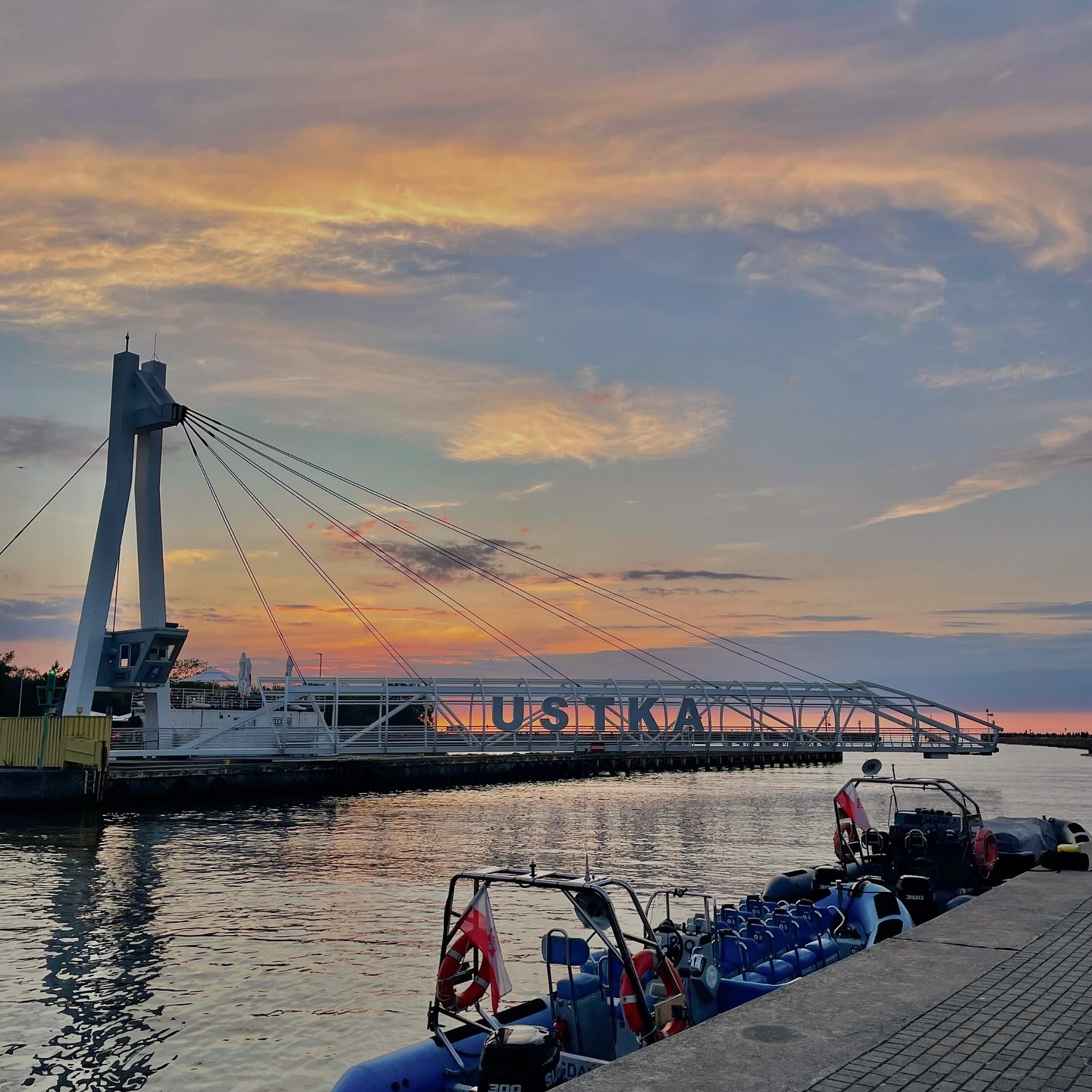 Ustka - port i plaża